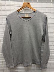 ［AVIREX］ アビレックス 長袖Tシャツ グレー　M 2603-014