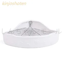 新しい未使用 小動物用 陶器トワレ 飼育ケージ内装 チンチラ用陶器トワレ うさぎトイレ 三角消臭セットうさぎ用 噛み防止 うさぎのトイレ 