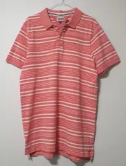 トミーヒルフィガー デニム 半袖 カラーTシャツ XLサイズ