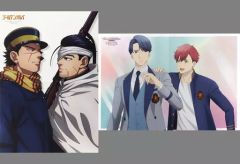 【中古】ポスター 両面A3ピンナップ(二つ折) 杉元佐一＆尾形百之助/月見里和哉＆多岐瀬響 「ゴールデンカムイ/Opus.COLORs」 PASH! 2023年5月号 綴じ込み付録