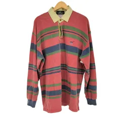 ヘンリーコットンズ Henry Cottons 90S 日本製 ボーダーラガーシャツ メンズ JPN：XL 