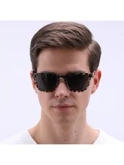 アクセサリー メンズ アイアクセサリー 1個 偏光レンズ クラシックファッションサングラス（メガネケース、クリーニングクロス、ランヤード付き）ドライビング、オーストラリアのピア、リゾート、ボヘミアンストリート、休暇