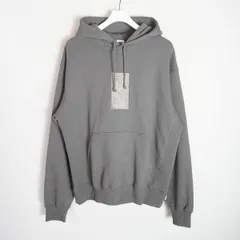 美品 25AW Black Eye Patch ブラックアイパッチ HWC LABEL HOODIE BEPFW25CS03 プルオーバー スウェット シャツ パーカー M 灰1324Q♪