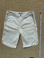 BEAMS GOLF ビームスゴルフ ゴルフショートパンツ レディースM ホワイト ストレッチ コットン 春夏秋 ゴルフウェア