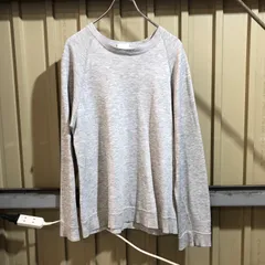 2232 BASSET-WALKER トレーナー グレー L〜XL バセットウォーカー スウェット 無地 90s USA製 古着卸 アメリカ仕入のサムネイル