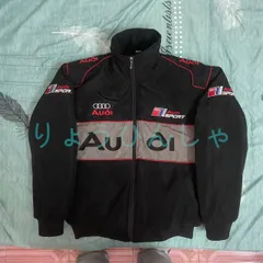 新品 F1 AUDI レーシングジャケット ブルゾン 刺繍 中綿（M-XXL)