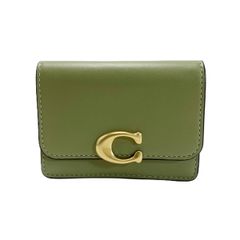 美品】COACH オレンジ Cロゴ バンディットカードケース 名刺入れ