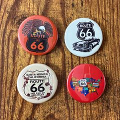 まとめ売り！ROUTE66/7UP 缶バッジ ピンバッジ 8個セット - メルカリ