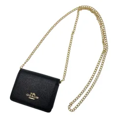 COACH コーチ ショルダーポーチ  C0059 ブラック ストラップ付