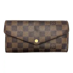 LOUIS VUITTON ルイヴィトン ダミエ ポルトフォイユ サラ N63209 エベヌ 長財布