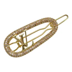 LOUIS VUITTON ルイヴィトン バレッタ マイLV チェーン ストラス ラインストーン M02088 ヘアクリップ GP 箱・布袋有のサムネイル
