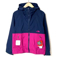 THE NORTH FACE ザノースフェイス コンパクトジャケット パーカー NPW71530 ネイビー×パープル SIZE M レディース