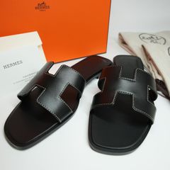 希少サイズ35 HERMES エルメス ギャラリー サンダル ブラック 美品