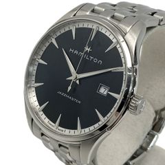 ハミルトン HAMILTON レイルロード デイト ブラック 自動巻き 美品 