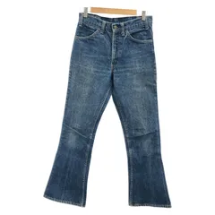 【中古】LEVIS 70s　646-0217　フレアデニム　オレンジタブ ボタン裏16　W30　L32[79]