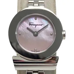 Salvatore Ferragamo サルヴァトーレフェラガモ ガンチーニ FBF070017 ピンクシェル クォーツ レディース 腕時計のサムネイル