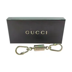 付属品完備❗️新品保管品✨グッチ　キーホルダー　カラビナ　黒パンチングレザーGG 2026年最新】gucci カラビナの人気アイテム - メルカリ