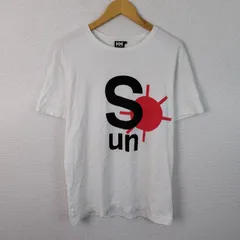 HELLY HANSEN ヘリーハンセン 半袖Tシャツ ロゴプリント ホワイト XLサイズ メンズ 古着 アウトドア スポーツMIX