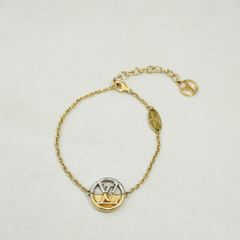 LOUIS VUITTON ブレスレット バイカラー ロゴマニア - メルカリ