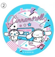【(2) シナモロール】 サンリオキャラクターズ キラキラＢＩＧ缶バッジ２