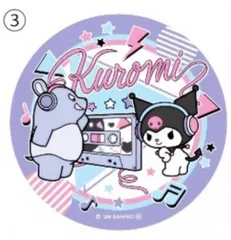 【(3) クロミ】 サンリオキャラクターズ キラキラＢＩＧ缶バッジ２