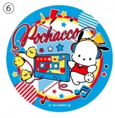 【(6) ポチャッコ】 サンリオキャラクターズ キラキラＢＩＧ缶バッジ２