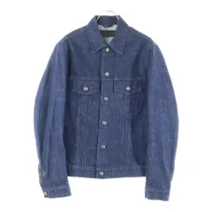 CHROME HEARTS (クロムハーツ) ホースシューボタン デニムジャケット 袖クロスパッチ デニムジャケット インディゴブルー JVPのサムネイル