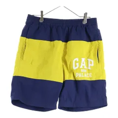 Palace Skateboards (パレススケートボーズ) 24SS×GAP BOARD SHORT ギャップ ボードショーツ ショートパンツ ネイビー/イエローのサムネイル