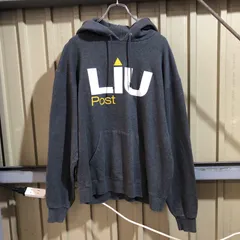 2235 Champion パーカー ダークグレー L チャンピオン スウェット プリントロゴ ワンポイント 刺繍ロゴ 古着卸 アメリカ仕入