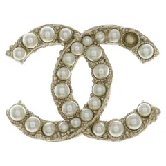 CHANEL (シャネル) ココマーク ブローチ パール ゴールド A12Aのサムネイル