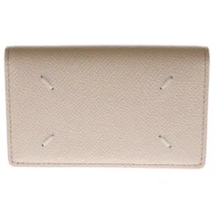 MM6 Maison Margiela (エムエムシックスメゾンマルジェラ) 4ステッチ レザー カードケース 名刺入れ ピンク SA3VX0005