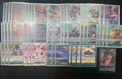 【デッキ】 緑ミホーク【ワンピースカード】　一部パラレル