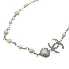 極美品✨シャネル ネックレス パール ココマーク 香水 クローバー B25P 極美品✨シャネル ネックレス パール ココマーク 香水 クローバー B25P