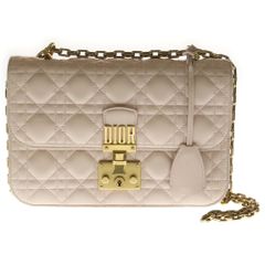 Christian Dior ワンショルダー キルティングバッグ ベージュ - メルカリ