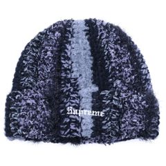 Supreme ニット帽 グレー系 ストライプ - メルカリ
