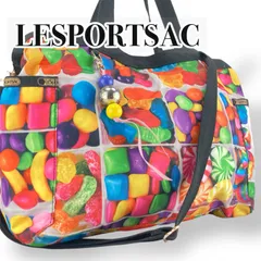 LESPORTSAC レスポートサック ショルダーバッグ 　美品　ハンドバッグ　ポリエステル100%　マルチカラー　キャンディー　お出かけ　普段使い　日常使い　レディース　通勤　通学　おでかけ　おしゃれ　カバン　鞄