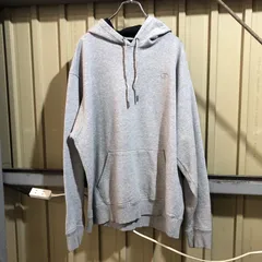2238 Champion パーカー グレー 3XL チャンピオン スウェット ワンポイント 刺繍ロゴ 古着卸 アメリカ仕入
