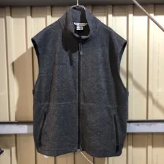 2239 Columbia フリースベスト ダークグレー XL コロンビア フリースジャケット ワンポイント 刺繍ロゴ フルジップ 古着卸 アメリカ仕入