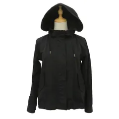 アーバンリサーチ サニーレーベル URBAN RESEARCH Sonny Label ジャケット マウンテンパーカー 上着 ミドル丈 ジップアップ 36 S 黒 ブラック /SY68 ■ECA001