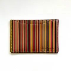 ポールスミス　Paul Smith パスケース　カードケース　ヴィンテージマルチストライプ　美品
