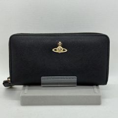 極美品】Vivienne Westwood 長財布 ブラック オーブロゴ - メルカリ