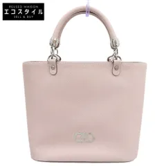 Salvatore Ferragamo サルヴァトーレフェラガモ レザー ダブルガンチーニ ハンドバッグ レディース ピンク BW-21 A051