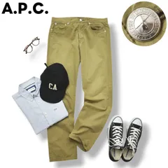 【名品】 チュニジア製 アーペーセー APC コットン チノパン 30 ベージュ トラッド カジュアル ストリート メンズ 男性用