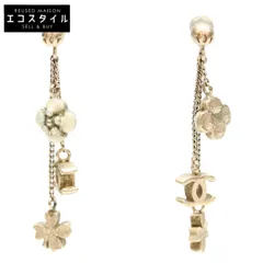 CHANEL シャネル 09P ｺﾞｰﾙﾄﾞ ｺｺﾏｰｸ ｸﾛｰﾊﾞｰ ﾁｪｰﾝﾋﾟｱｽ