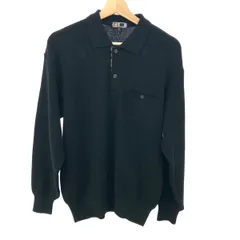 DAKS LONDON ダックスロンドン ニットポロ サイズ:M ウール    ブラック メンズ / 243001004428のサムネイル