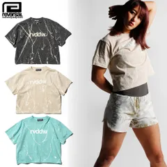 reversal/リバーサルレディース ブリーチ Tシャツ クロップド/BLEACH CROPPED TEE rv23ss805｜レディース  ジム フィットネス アクティブ スポのサムネイル