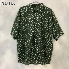 NO ID. ノーアイディー 総柄BIGシャツ