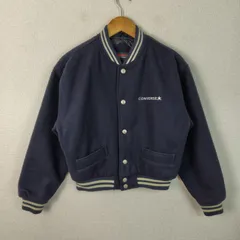 Converse コンバース ブルゾン　スタジャン デカロゴ ネイビー メンズ 古着 アメカジ ストリート