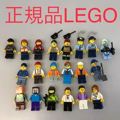 正規品 中古 LEGO レゴ   ミニフィグ　20個　まとめ売り　おまけ付き NP-727 ※ポリス　警察官　マインクラフト　マイクラ　レゴシティ　男の人　女の人　子ども　他 361のサムネイル