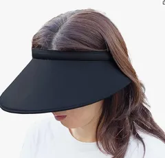 UVカット機能付きのつば広サンハット